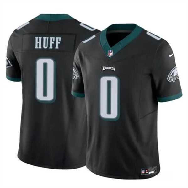 Men & Women & Youth Philadelphia Eagles #0 Bryce Huff Black 2024 F.U.S.E. Vapor Untouchable Limited Football Stitched Jersey